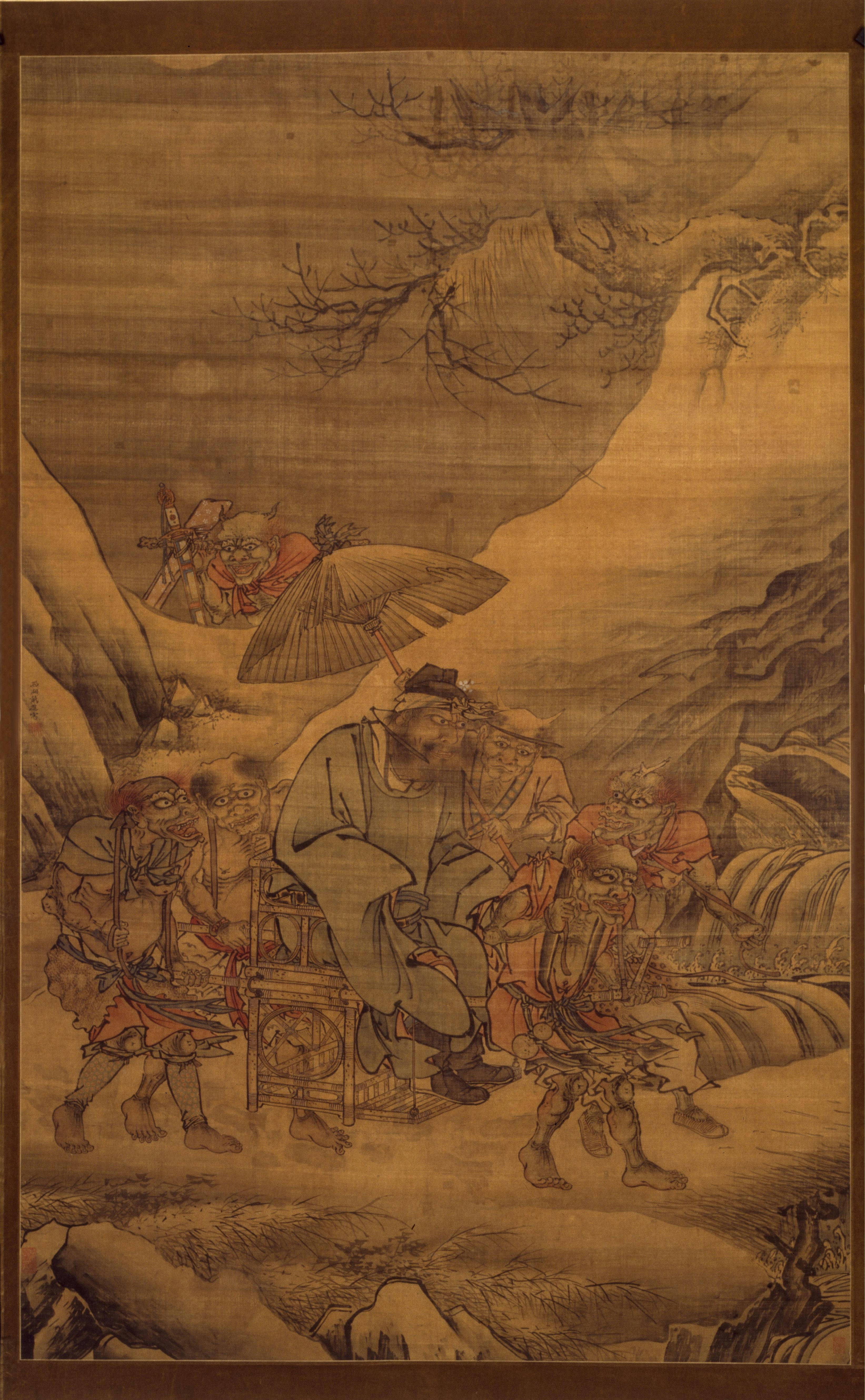 Dai Jin painting of Zhong Kui